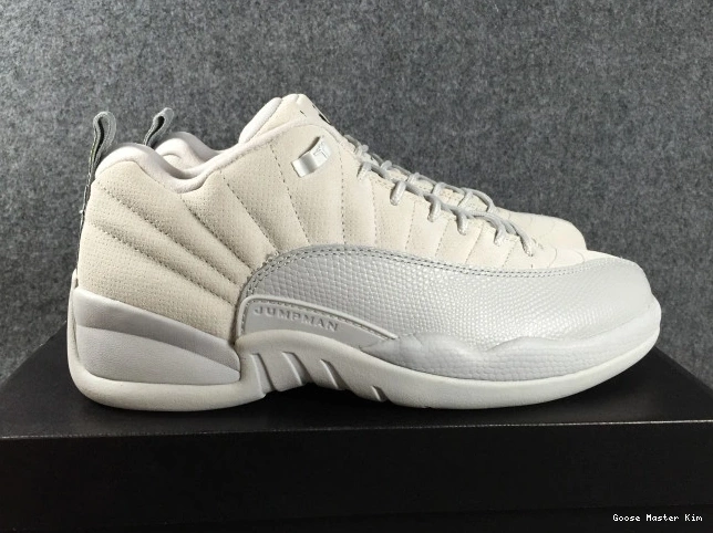 Grey 308317-002 Low Jordan Air 12 Suede 0604